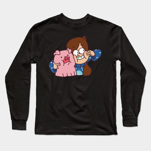 Gravity Falls Long Sleeve T-Shirt by VinylPatch